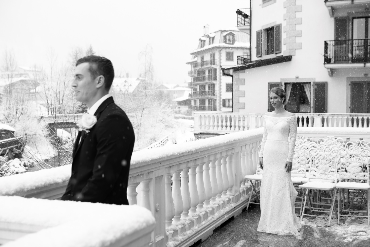 Airsnap | Photo et vidéo de mariage — Katrina & Zac, Chamonix