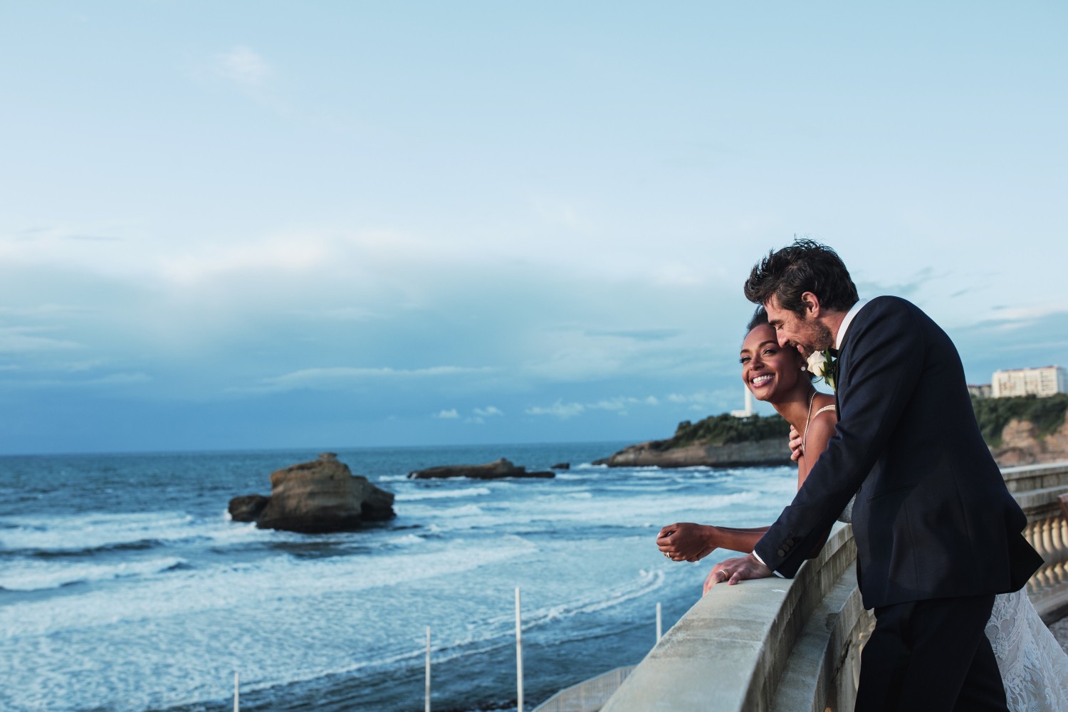 Airsnap | Photo et vidéo de mariage — Susan & Jeremy, Hôtel du Palais, Biarritz